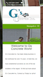 Mobile Screenshot of gsconcretework.com